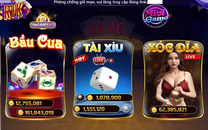 cổng game Rikvip