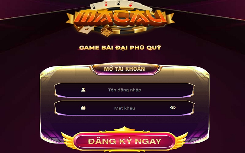 Cổng game bài Macau Club