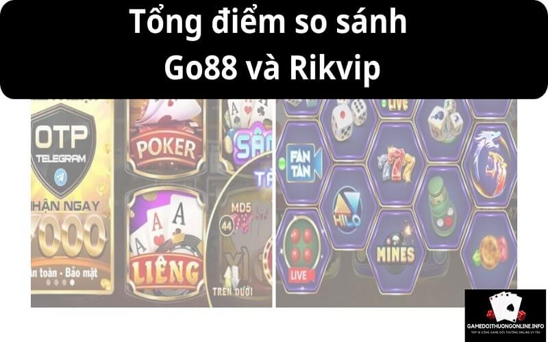 Tổng điểm cổng game Go88 và Rikvip